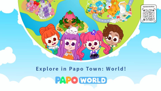 اسکرین شات 2 بازی Papo Town World game for kids