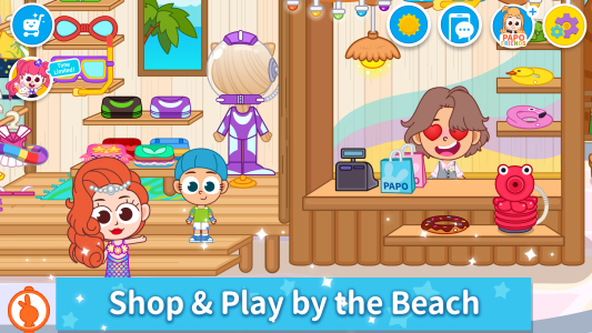 اسکرین شات 5 بازی Papo Town World game for kids