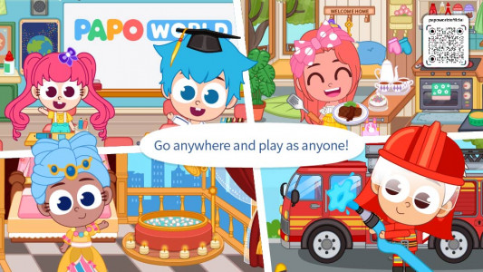 اسکرین شات بازی Papo Town World game for kids 4