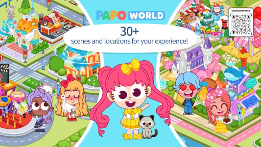 اسکرین شات 3 بازی Papo Town World game for kids
