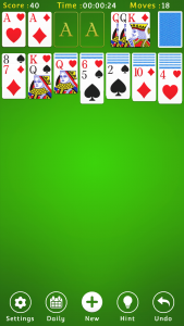 اسکرین شات بازی Solitaire 1