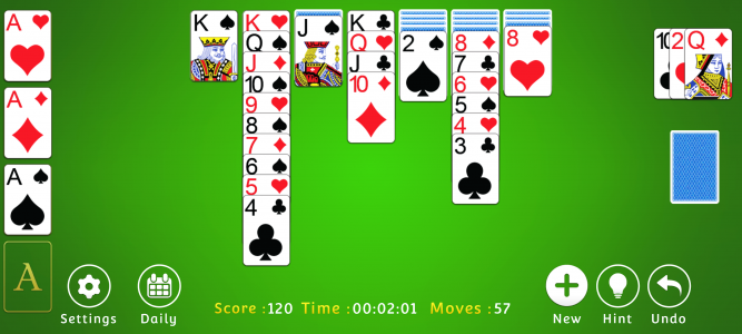 اسکرین شات بازی Solitaire 6