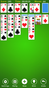 اسکرین شات بازی Solitaire 3