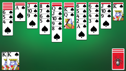 اسکرین شات بازی Spider Solitaire 1