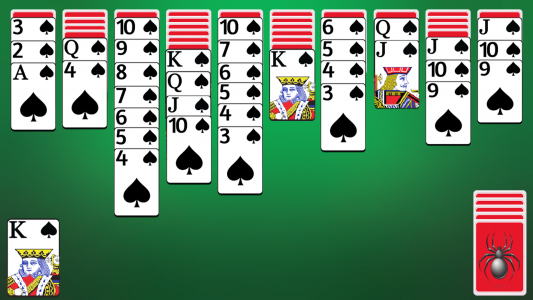 اسکرین شات بازی Spider Solitaire 4