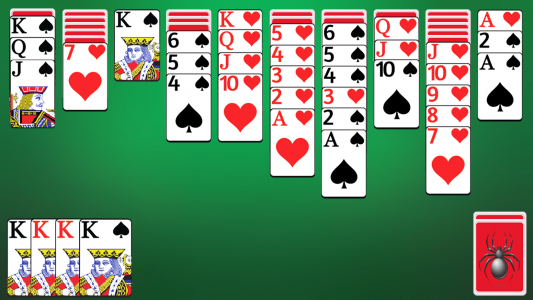 اسکرین شات بازی Spider Solitaire 7