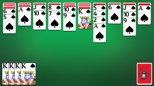 اسکرین شات 2 بازی Spider Solitaire