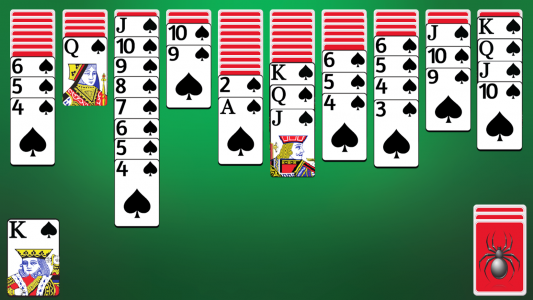 اسکرین شات بازی Spider Solitaire 3