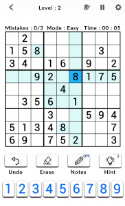 اسکرین شات بازی Sudoku Classic 1