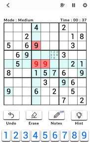 اسکرین شات بازی Sudoku Classic 2
