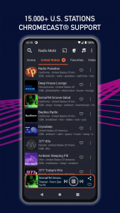 اسکرین شات برنامه Radio Mobi: All Radio Stations 2