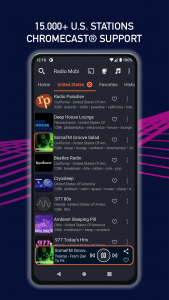 اسکرین شات 2 برنامه Radio Mobi: All World FM Radio