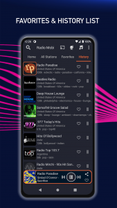 اسکرین شات 4 برنامه Radio Mobi: All World FM Radio