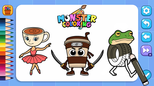 اسکرین شات 1 بازی Idol Draw: Coloring Master