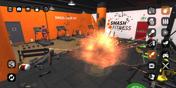 اسکرین شات 2 بازی Room Smash