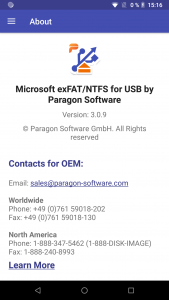 اسکرین شات 7 برنامه exFAT/NTFS for USB by Paragon