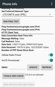 اسکرین شات برنامه 4G on 3G Phone Info. 5