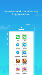 اسکرین شات 1 برنامه Parallel Space Lite－Dual App