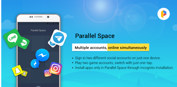 اسکرین شات 5 برنامه Parallel Space Pro - app clone
