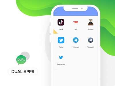 اسکرین شات برنامه Dual Apps - Dual Space Apps 1