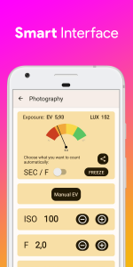 اسکرین شات 4 برنامه Lux Light Meter Photometer PRO