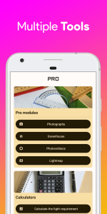 اسکرین شات 3 برنامه Lux Light Meter Photometer PRO