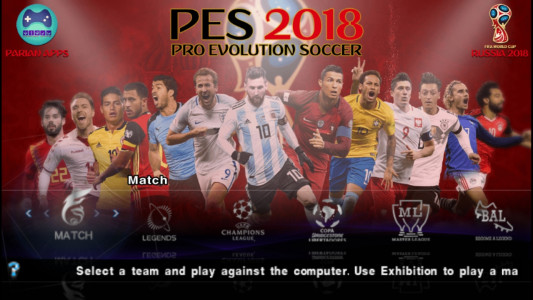 اسکرین شات بازی فوتبال حرفه‌ای ۲۰۱۸ (PES 2018) 1