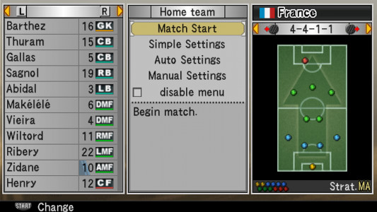 اسکرین شات بازی فوتبال حرفه‌ای ۲۰۰۶ (PES 2006) 4