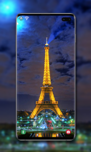 اسکرین شات برنامه Paris Tower Wallpaper 8