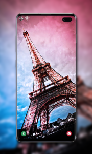 اسکرین شات برنامه Paris Tower Wallpaper 4