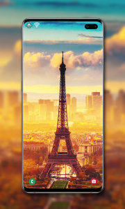 اسکرین شات برنامه Paris Tower Wallpaper 5