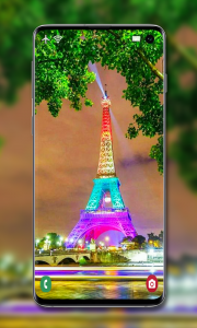 اسکرین شات برنامه Paris Tower Wallpaper 7