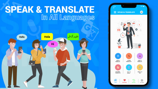 اسکرین شات برنامه Speak & Translate All Language 1