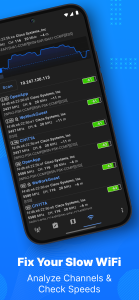 اسکرین شات 4 برنامه Netmonitor: 5G, Cell & WiFi