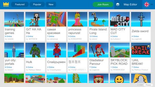 اسکرین شات 2 بازی Parkour Craft:Online PvP Games
