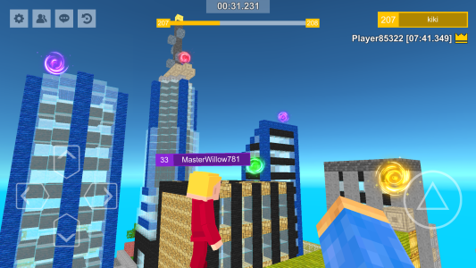 اسکرین شات 4 بازی Parkour Craft:Online PvP Games