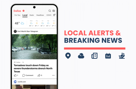 اسکرین شات برنامه NewsBreak: Local News & Alerts 1