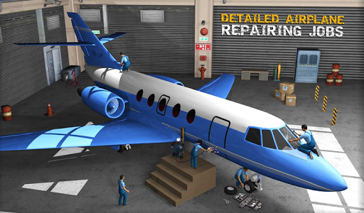 اسکرین شات بازی Air plane Mechanic Workshop Garage Simulator 2018 8