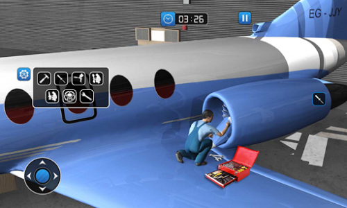 اسکرین شات بازی Air plane Mechanic Workshop Garage Simulator 2018 5