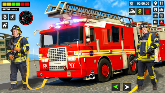 اسکرین شات بازی Firefighter FireTruck Games 1