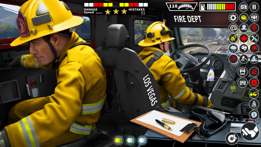 اسکرین شات بازی Firefighter FireTruck Games 1