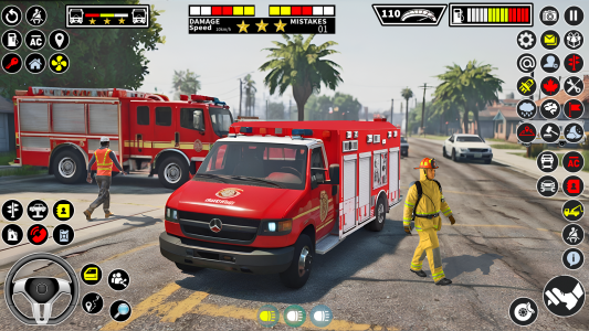 اسکرین شات بازی Firefighter FireTruck Games 3