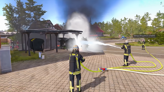 اسکرین شات 4 بازی Firefighter: Fire Truck Games