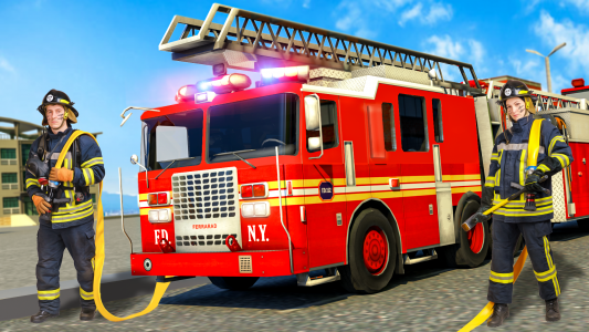 اسکرین شات بازی City Rescue Fire Truck Games 5