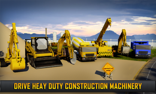 اسکرین شات بازی Construction Crane Hill Driver: Cement Truck Games 1