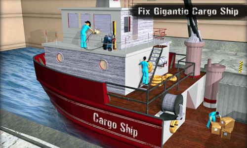 اسکرین شات بازی Cruise Ship Mechanic Simulator 2018: Repair Shop 3