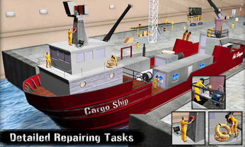 اسکرین شات بازی Cruise Ship Mechanic Simulator 2018: Repair Shop 1