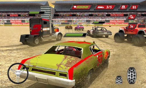 اسکرین شات بازی Real Car Demolition Derby Race 5