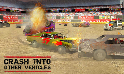 اسکرین شات بازی Real Car Demolition Derby Race 3