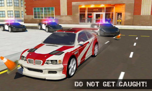 اسکرین شات بازی Real Police Gangster Chase: Police Cop Car Games 3